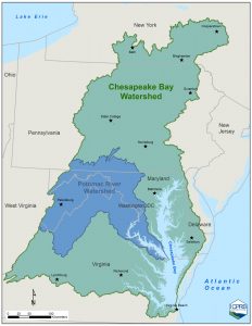 Potomac Basin within the Chesapeake Bay Watershed