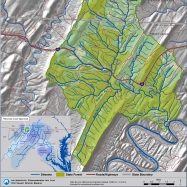 A topographic map of Fifteenmile Creek.