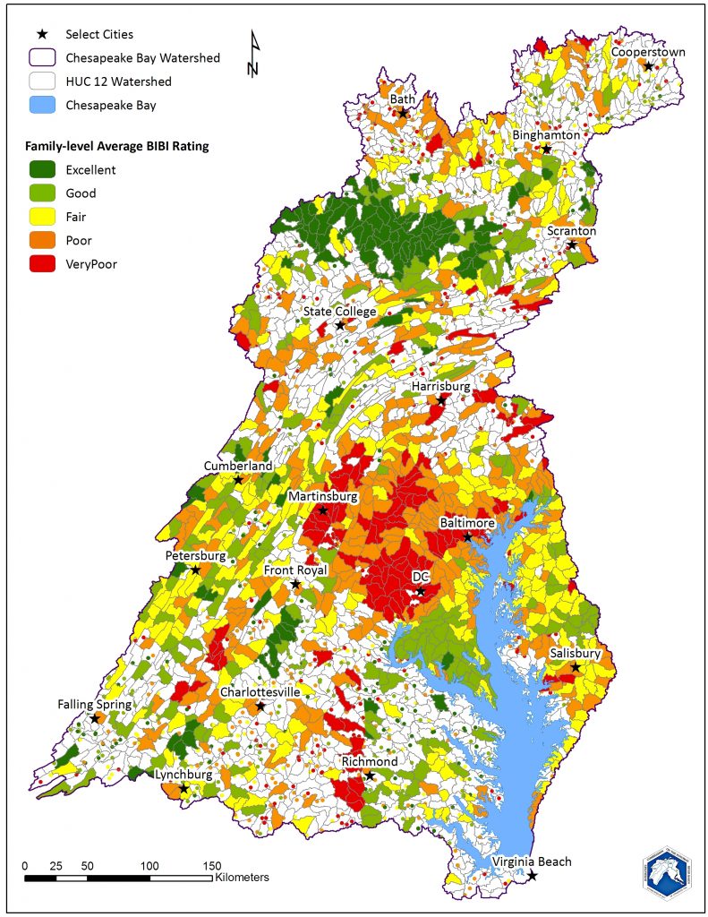Map of the Chesapeake Bay Watershed