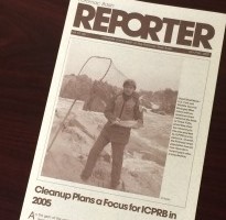 Photo of an old, paper Potomac Basin Reporter