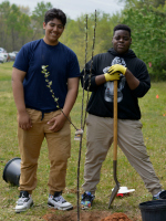 Students Planting