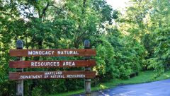 Sign at Monocacy Natural Resources Management Area