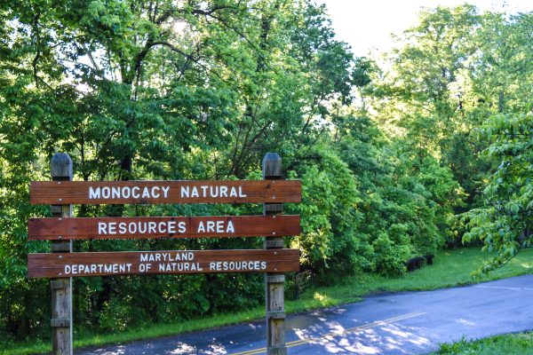 Sign at Monocacy Natural Resources Management Area