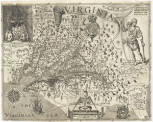 Captain John Smith Map, 1612
