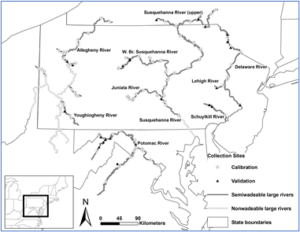 Large Mid-Altantic Rivers Study Area