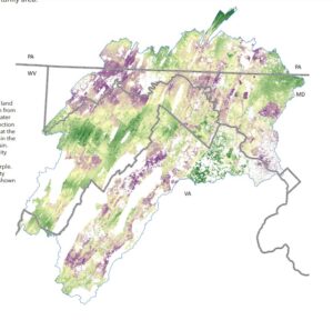 Screenshot of the Land Prioritization Map.