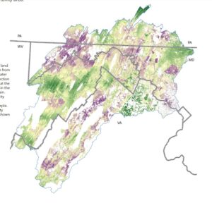 Screenshot of the Land Prioritization Map.